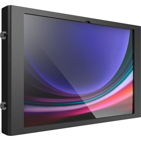 Stojak Compulocks Compulocks Galaxy Tab S9 Ultra 14.6" Apex Enclosure Wall Mount - Gehause - tragbare, freiliegende Front-/Ruckkamera und Sensoren - fur Tablett - verriegelbar - Metallrahmen - Schwarz - auf Bodenstativ montierbar - fur Samsung Galaxy Tab
