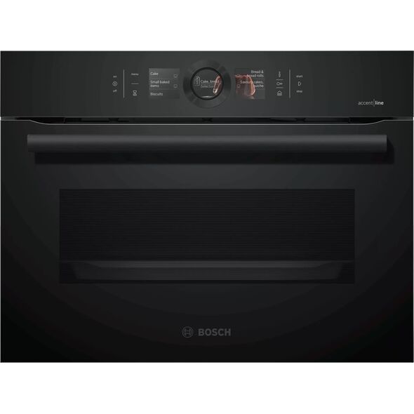 Bosch Bosch CSG856RC7 Serie | 8, Įmontuojamoji kompaktinė orkaitė su garų funkcija, Carbon juodas