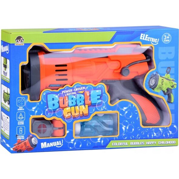 Jokomisiada Pistolet do puszczania tęczowych baniek mydlanych ZA4962
