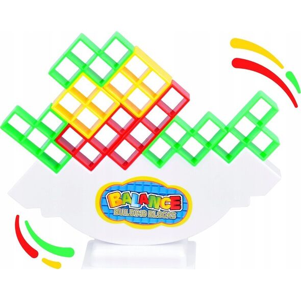 Jokomisiada Klocki Konstrukcyjne Wieża Balansująca Tetris 3D Gra Zręcznościowa ZA4967