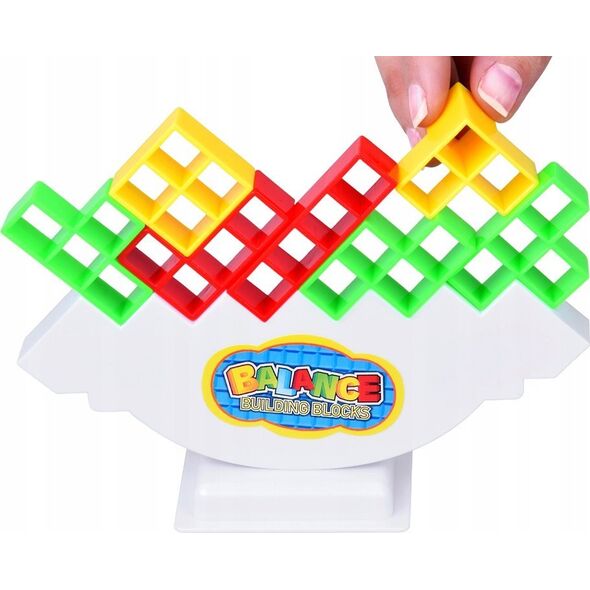 Jokomisiada Klocki Konstrukcyjne Wieża Balansująca Tetris 3D Gra Zręcznościowa ZA4967