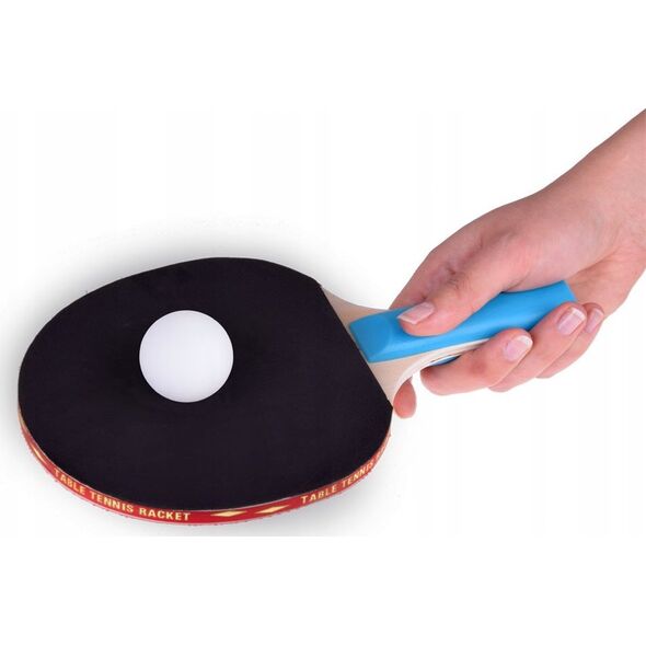 Jokomisiada Drewniane PALETKI do gry w ping-pong + 3 piłeczki Tenis stołowy SP0768