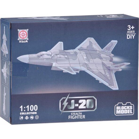 Jokomisiada Zestaw klocków samolot bojowy J-20 model 1:100 ZA5026