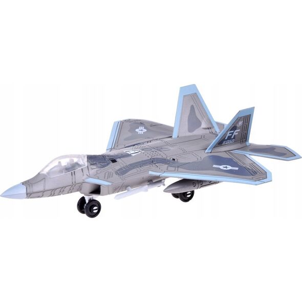 Jokomisiada Zestaw klocków samolot odrzutowiec model F-22 1:100 ZA5027