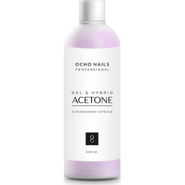 Activeshop OCHO NAILS Aceton truskawkowy 500 ml