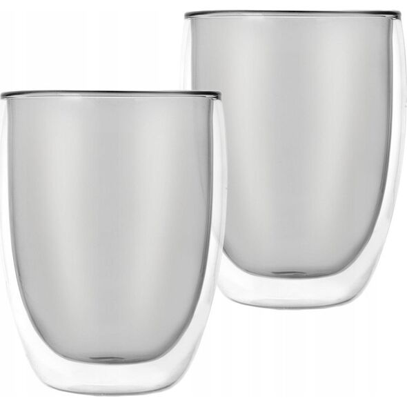 Orion Szklanki termiczne z podwójną ścianką do kawy latte DOUBLE 370 ml 2 szt.
