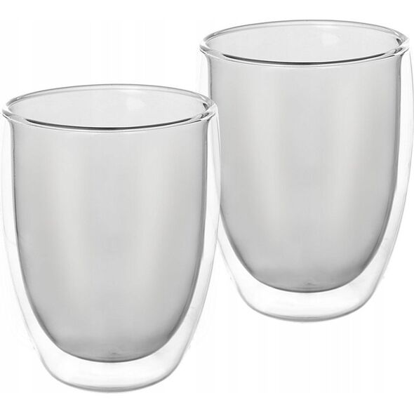 Orion Szklanki termiczne z podwójną ścianką do kawy latte DOUBLE 370 ml 2 szt.
