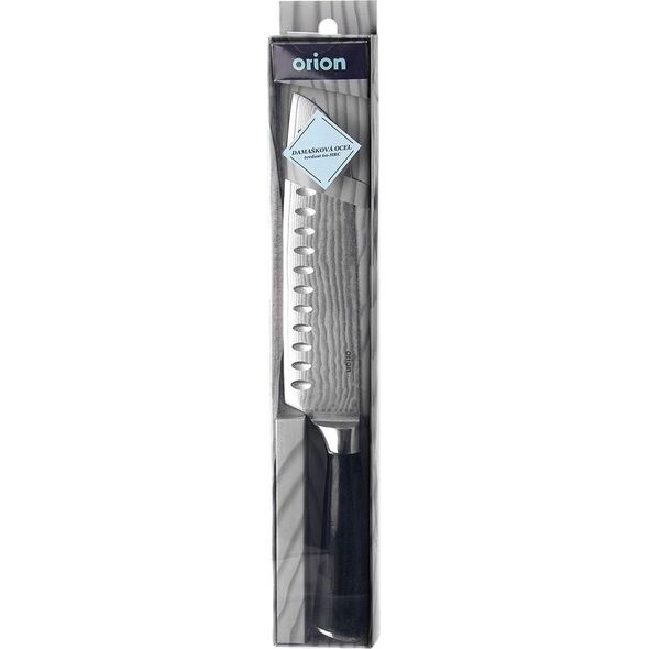 Orion Nóż Santoku stalowy DAMASCUS 31 cm