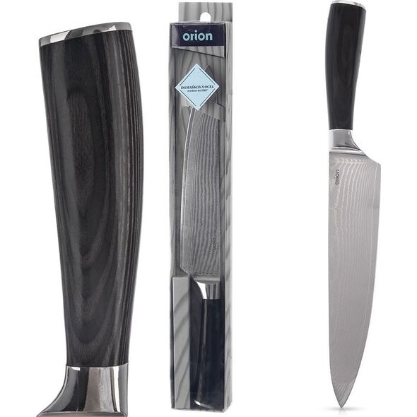 Orion Nóż szefa kuchni stalowy DAMASCUS 33,5 cm