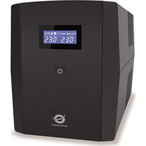 UPS Conceptronic Conceptronic ZEUS08E zasilacz UPS Technologia line-interactive 1,5 kVA 900 W 6 x gniazdo sieciowe