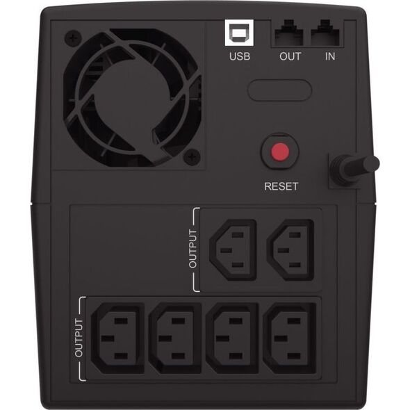 UPS Conceptronic Conceptronic ZEUS08E zasilacz UPS Technologia line-interactive 1,5 kVA 900 W 6 x gniazdo sieciowe
