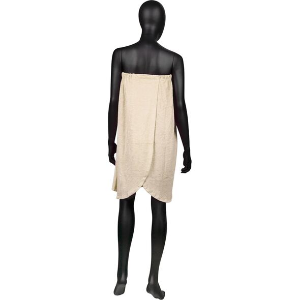 Activeshop Peleryna frotte kremowa nr 44