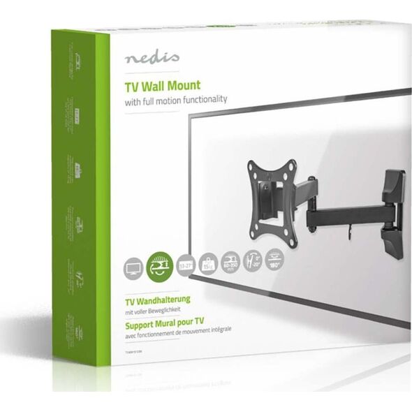 Nedis Nedis TVWM1510BK uchwyt do telewizorów 68,6 cm (27") Czarny