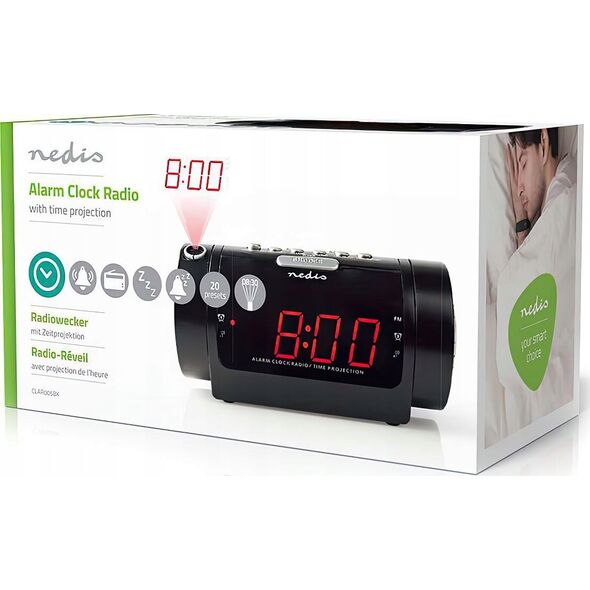 Radio Nedis Nedis CLAR005BK radio Czarny