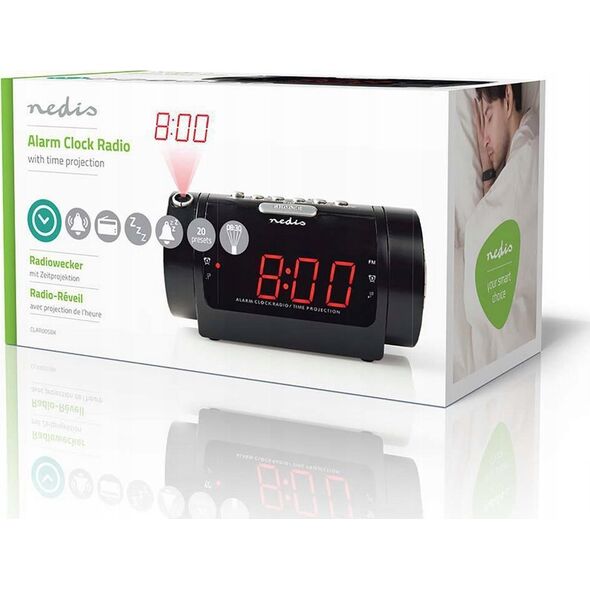 Radio Nedis Nedis CLAR005BK radio Czarny