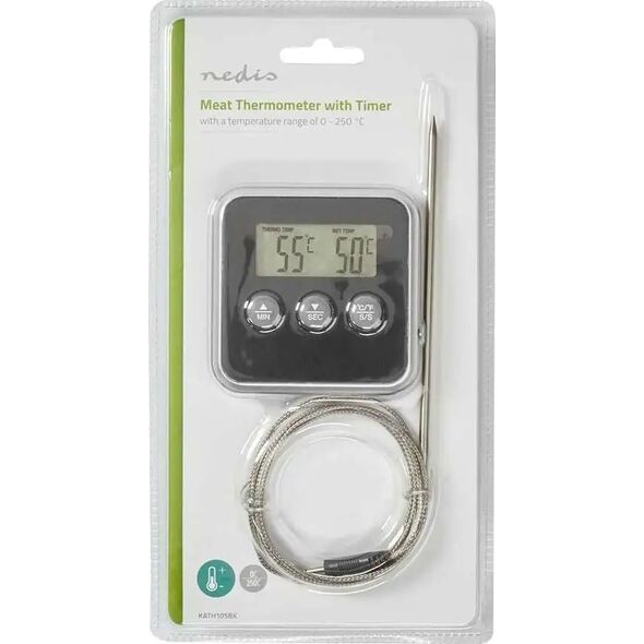 Nedis Nedis KATH105BK termometr do żywności 0 - 250 °C Cyfrowy