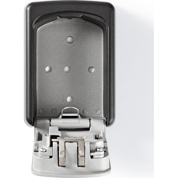 Nedis Nedis KEYCC01GY sejf Sejf ścienny Aluminium Czarny, Srebrny