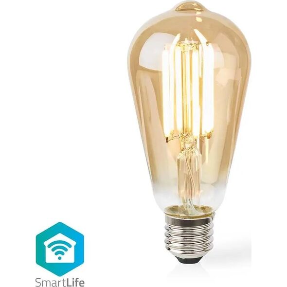 Nedis Nedis SmartLife lampa LED Ciepłe białe 7 W E27 E