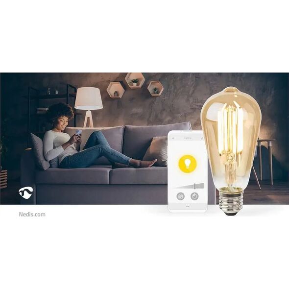 Nedis Nedis SmartLife lampa LED Ciepłe białe 7 W E27 E