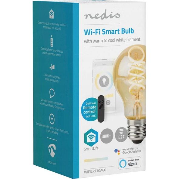 Nedis Nedis SmartLife lampa LED Zimne białe, Ciepłe białe 4,9 W E27 G