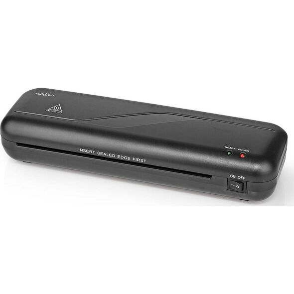 Laminator Nedis Nedis LAMI112BK4 laminator Laminator na gorąco 230 mm/min Czarny