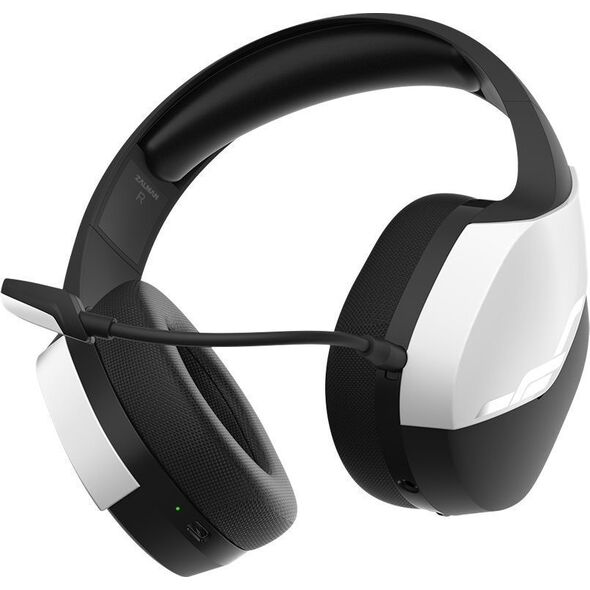 Słuchawki Zalman Zalman HPS700 White Zestaw słuchawkowy Bezprzewodowy Opaska na głowę Gaming Biały