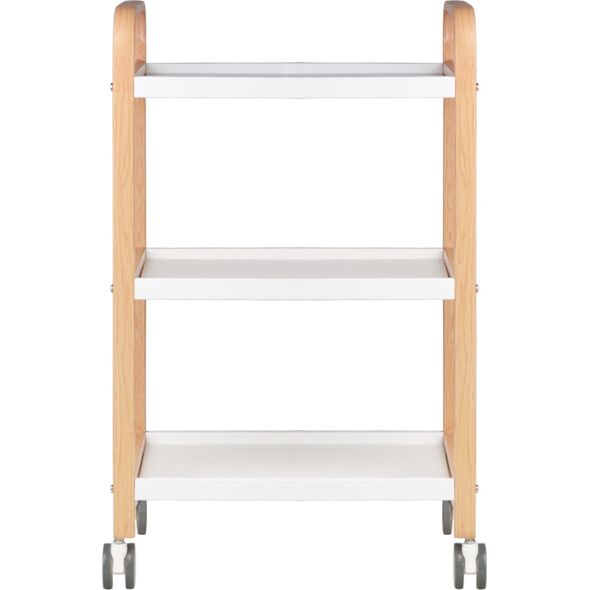 Activeshop Stolik pomocnik kosmetyczny HS-09 drewno - biały