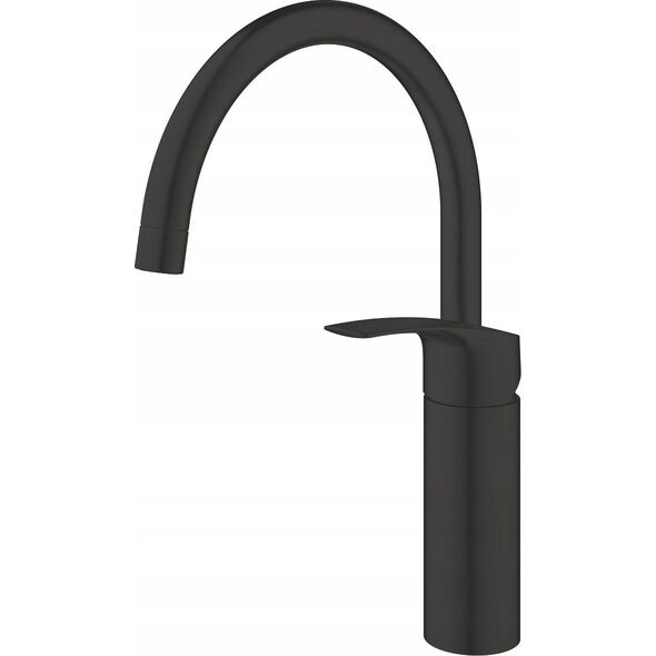 Bateria kuchenna Grohe Grohe jednouchwytowa bateria zlewozmywakowa DN 15 Eurosmart czarny mat 332022433
