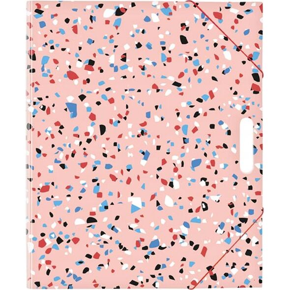 MFP paper teczka na rysunki A4 terrazzo różowa 5371058