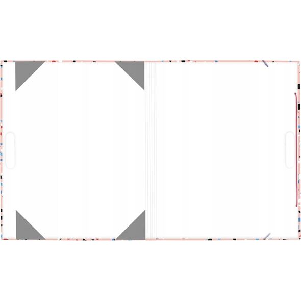 MFP paper teczka na rysunki A4 terrazzo różowa 5371058