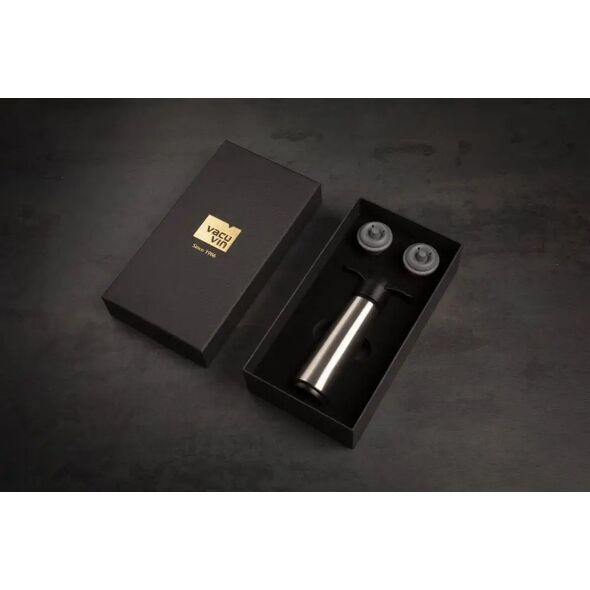 Vacu Vin Wine Saver Stainless Steel Gift box