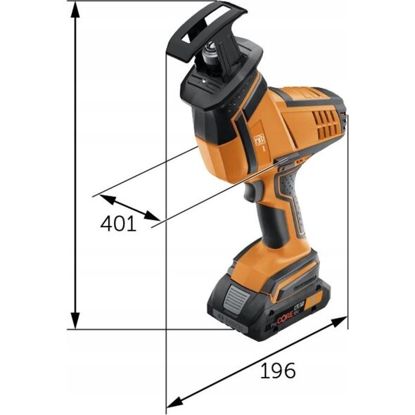 Piła szablasta Fein Fein ASAS 18-21 K AS Cordless Saber Saw