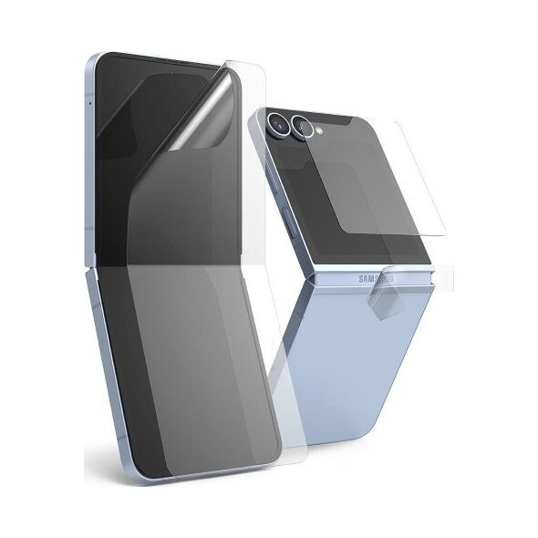 Ringke ZESTAW OCHRONNY RINGKE 3-IN-1 PROTECTOR 2-SET GALAXY Z FLIP 6 CLEAR