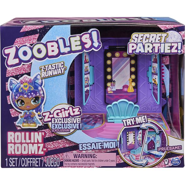 Figurka Spin Master ZOOBLES playset, 2 serie Secret Partiez Rollin' Runway, 6064356