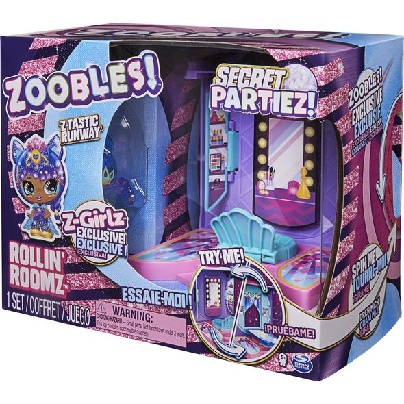 Figurka Spin Master ZOOBLES playset, 2 serie Secret Partiez Rollin' Runway, 6064356