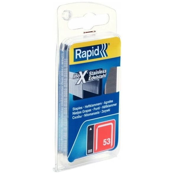Rapid Stainless steel staples. steel "Rapid" 53/6 1080 pcs.