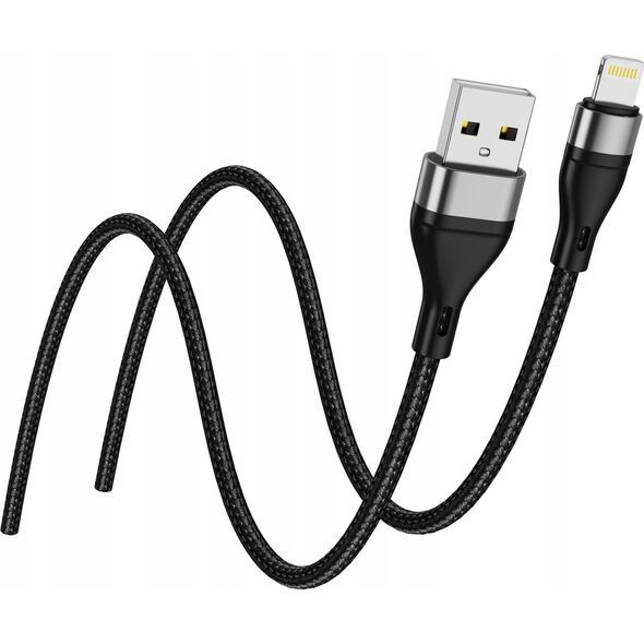 Kabel USB Jellico JELLICO kabel B16 Lightning 3.1A 1M Czarny