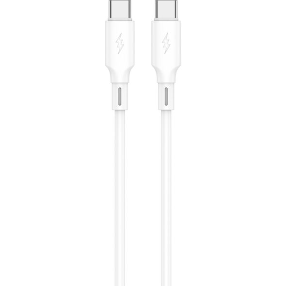 Kabel USB Jellico JELLICO kabel B24 USB-C - USB-C PD 60W 1M Biały