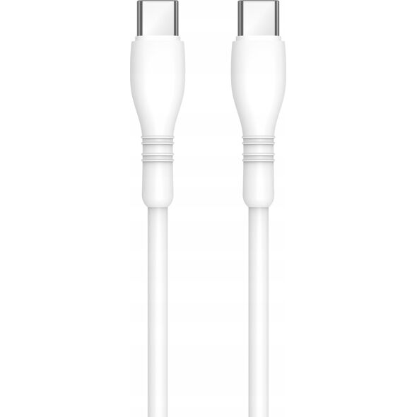 Kabel USB Jellico JELLICO kabel B9 USB-C - USB-C PD 66W 1M Biały