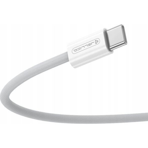Kabel USB Jellico JELLICO kabel IP15 USB-C - USB-C PD 60W 1M Biały