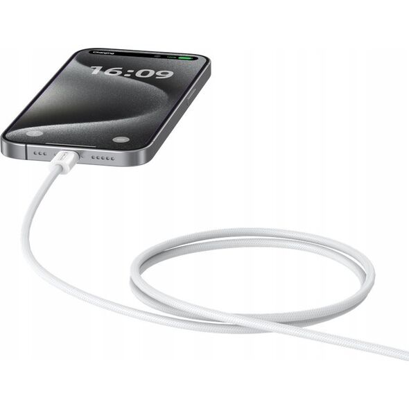 Kabel USB Jellico JELLICO kabel IP15 USB-C - USB-C PD 60W 1M Biały