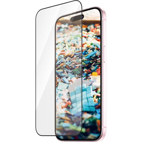 PanzerGlass PanzerGlass Re:fresh Glass iPhone 15 6.1" Ultra-Wide-Fit Screen Protection Easy Aligner 2821