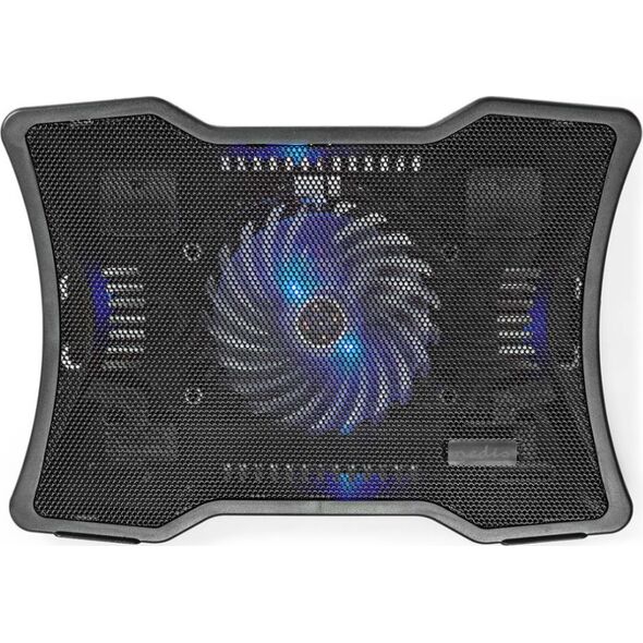 Nedis Nedis NBCR101BK stojak na laptop Podstawka na notebooka Czarny 43,2 cm (17")