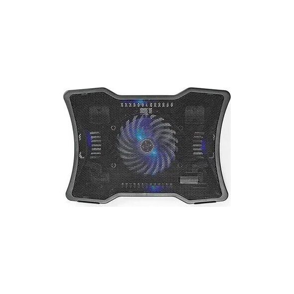 Nedis Nedis NBCR101BK stojak na laptop Podstawka na notebooka Czarny 43,2 cm (17")