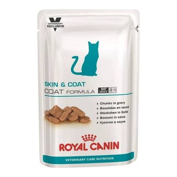 Royal Canin Veterinary Diet Nutrition Skin Coat pasztet 85g