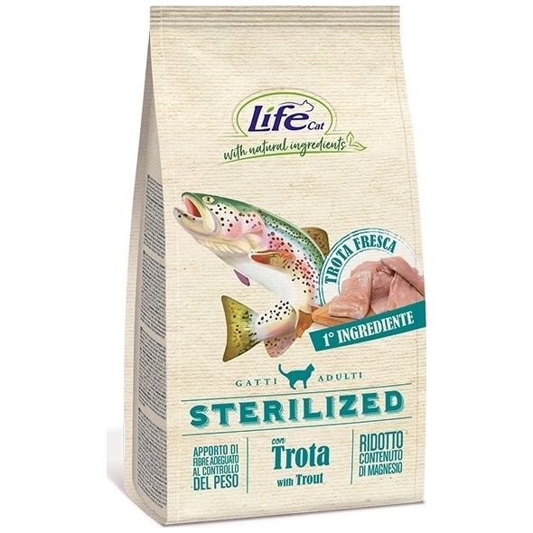 Life Pet Care Life Cat Karma Dla Kota Sterylizowanego Pstrąg 7,5kg