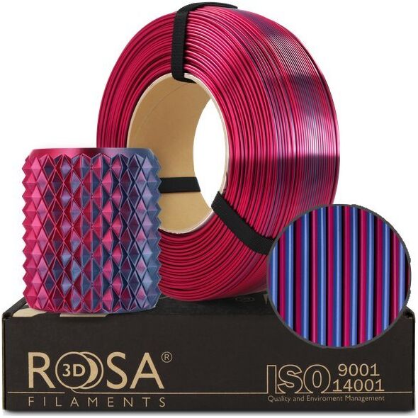 ROSA3D Filament ROSA3D ReFill PLA Magic Silk 1,75mm Midnight City 1kg