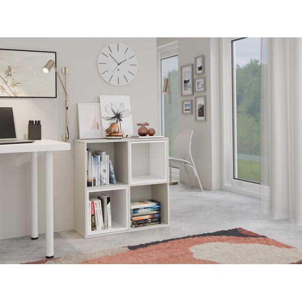 Topeshop REGAŁ KOMOROWY MALAX 2X2 - KASZMIR