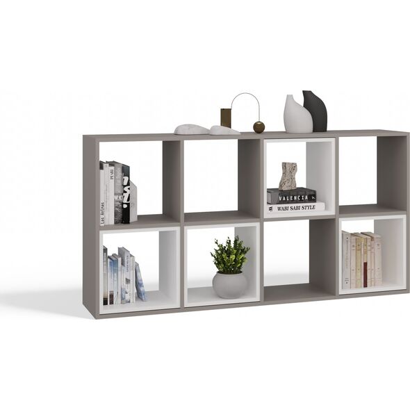 Topeshop REGAŁ KOMOROWY SZAFKA MALAX 2X4 GLINA