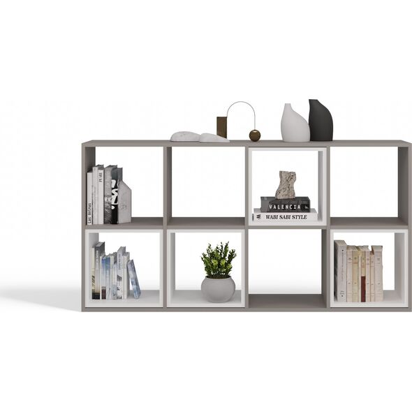 Topeshop REGAŁ KOMOROWY SZAFKA MALAX 2X4 GLINA